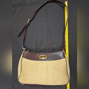 Etienne Aigner Jute Shoulder Bag